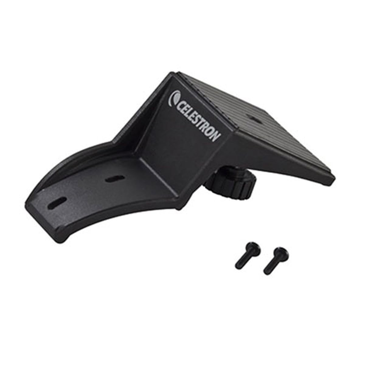 Celestron 93609 universal camera piggyback mount attached to an SCT telescope for astrophotography.