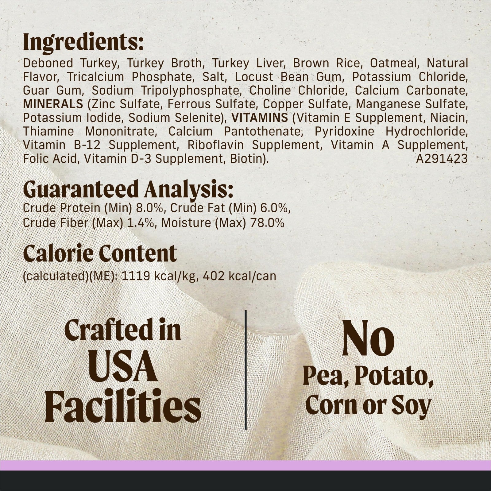 Canned Merrick Limited Ingredient Diet Premium dog food with healthy grains, featuring natural ingredients in a wet dog food can.