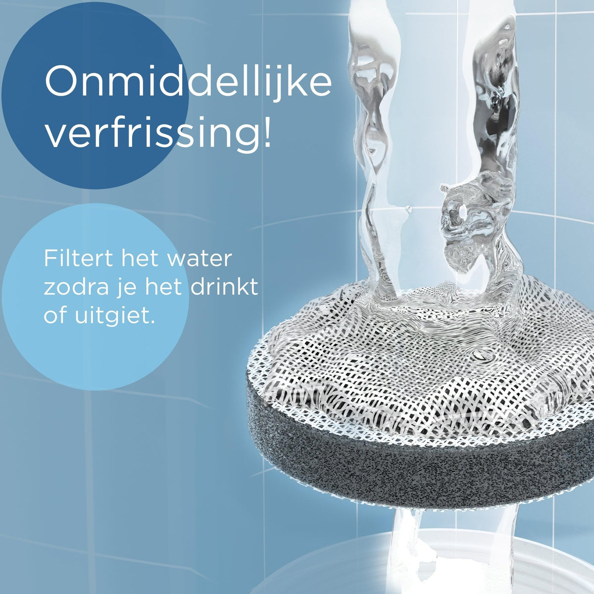 BRITA water filter bottle in apricot color with 600ml capacity and two microdisc filters, portable hydration bottle.