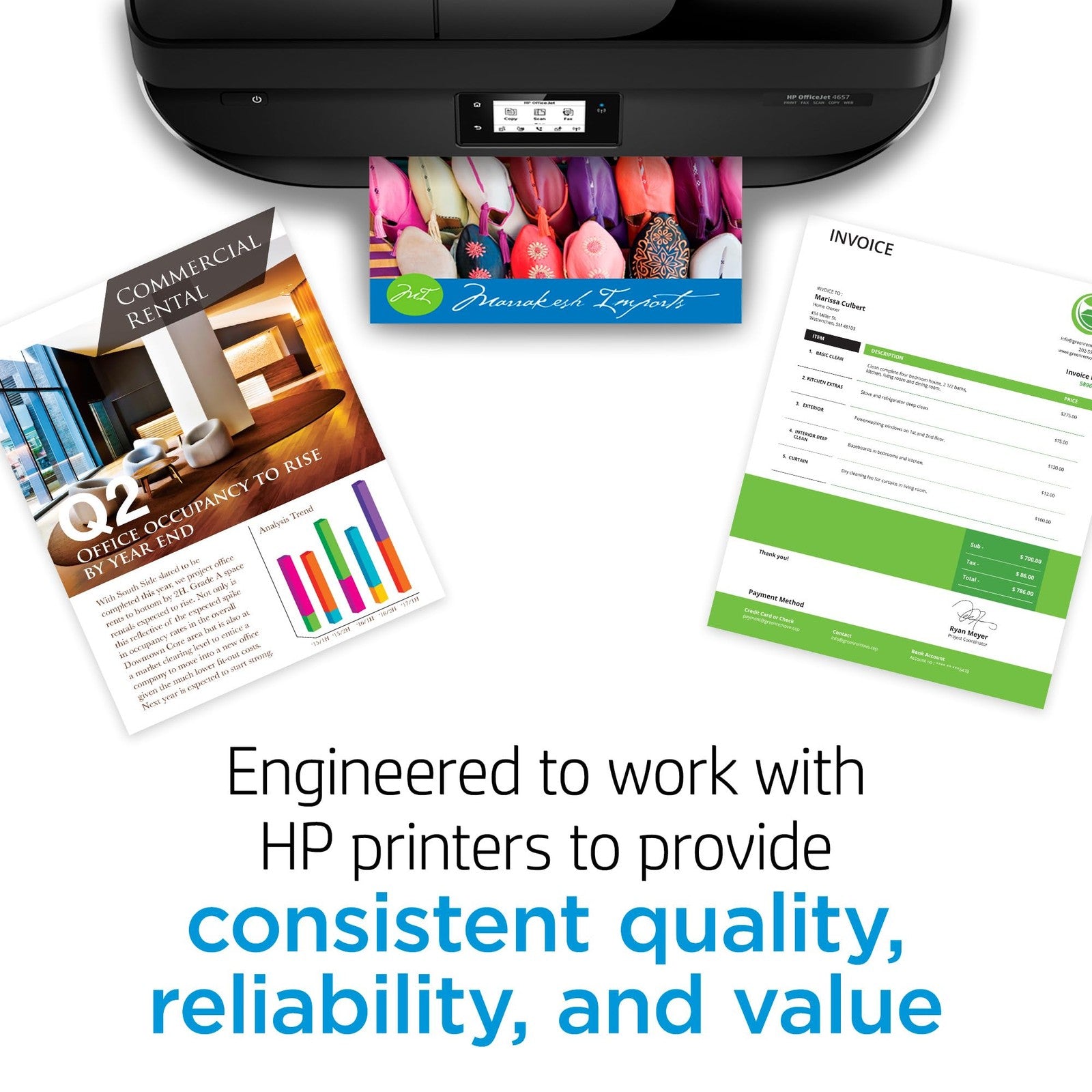 HP Original HP 45 Black Ink Cartridge for HP DeskJet and DesignJet printers, shown in the image.