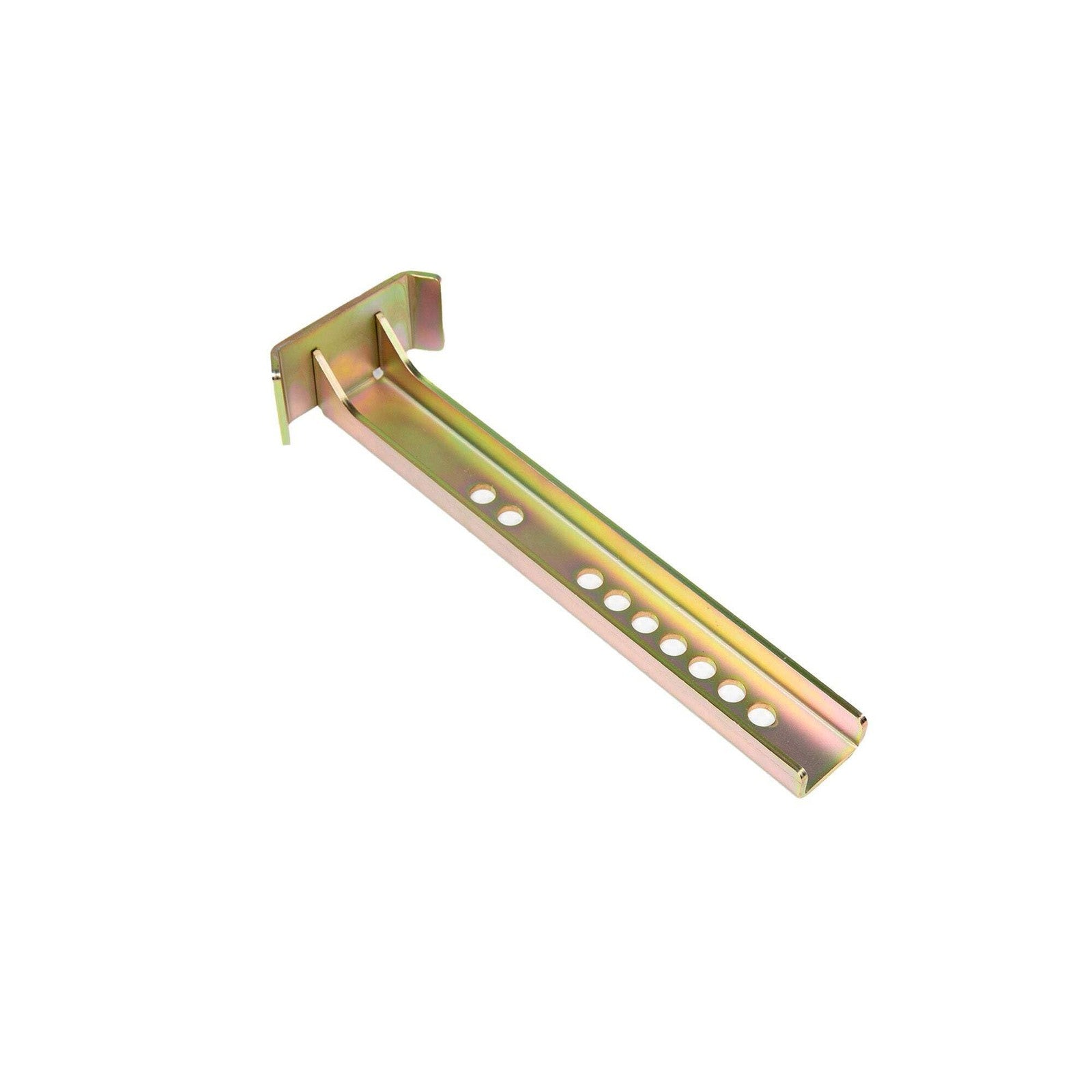 Mr. Snow Plow BOSS STB03220 kickstand leg with straight blade, RT3 zinc-plated replacement part for snowplow equipment.