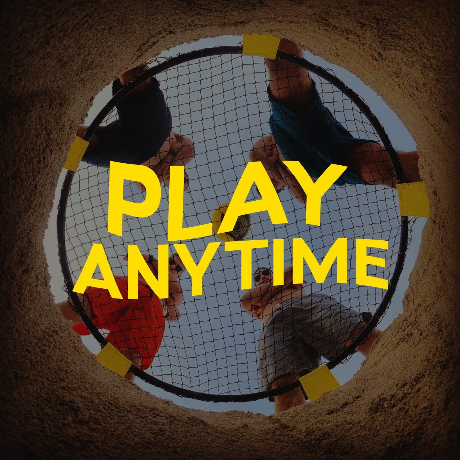Spikeball The Original Kit 1-Ball Game Set with net and balls, outdoor yard and camping sports equipment for active play