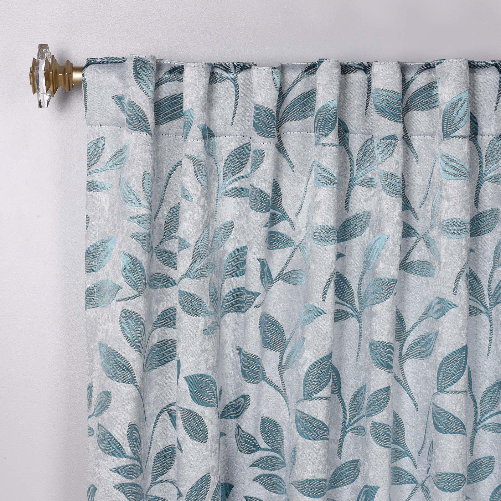 Superior Blackout Curtains in black fabric, room darkening drapes for bedroom, kitchen, and living room windows.