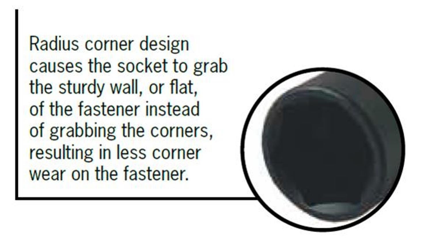 Sunex Tools 1-inch drive impact socket with 2-9/16-inch size, showing a durable chrome finish and hex opening for heavy-duty use.