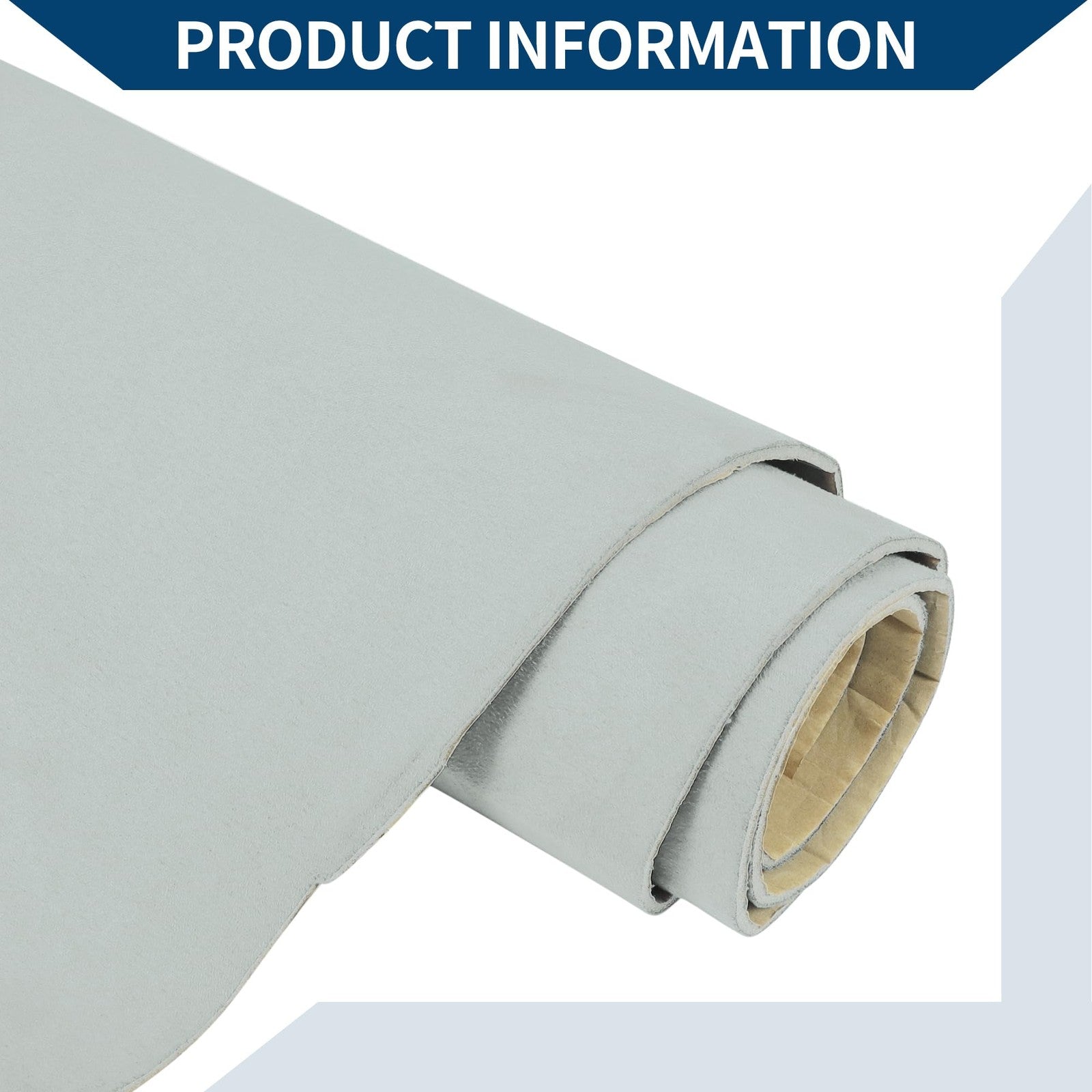 Hihaha self-adhesive headliner fabric with foam backing for interior roof trim repair, shown in close-up view.