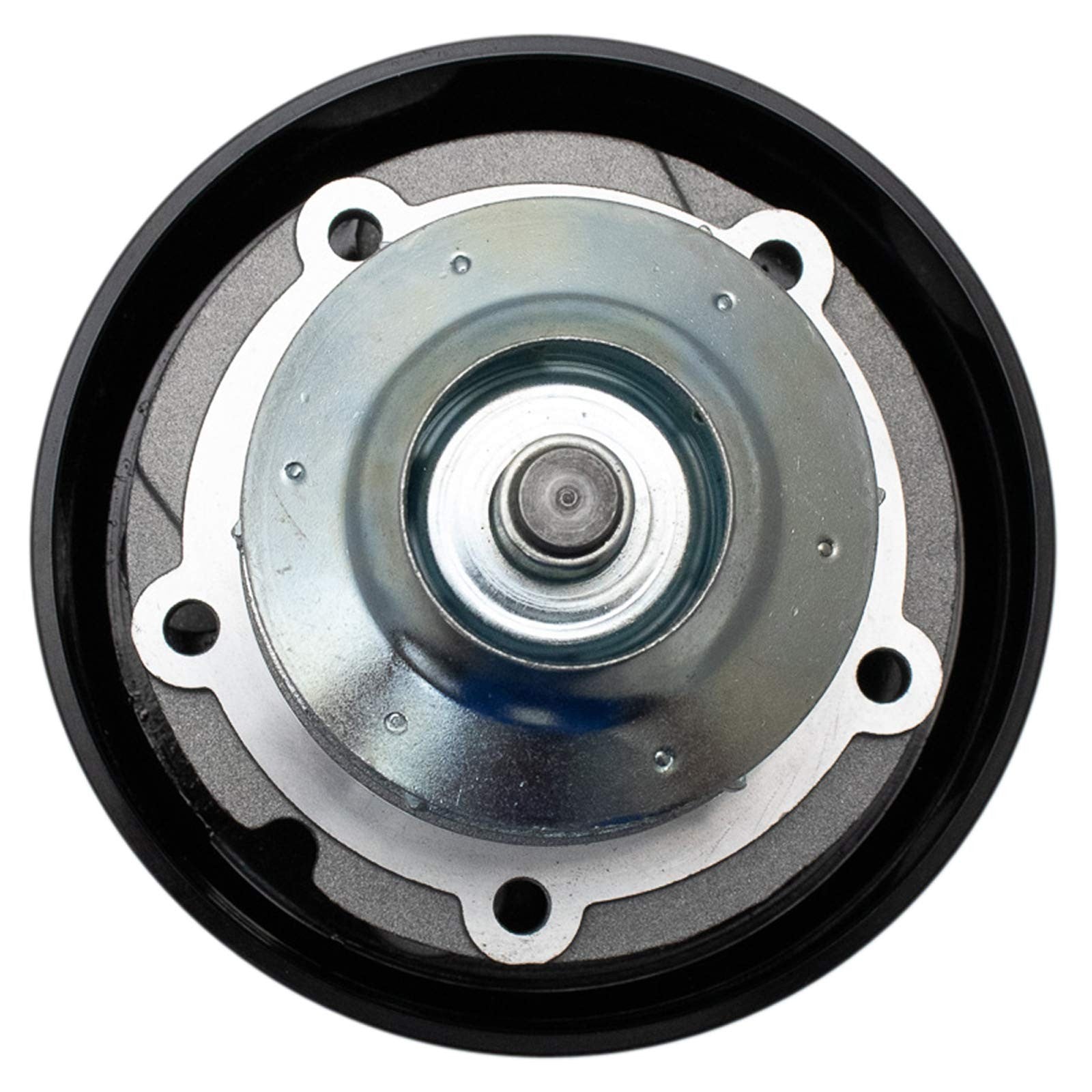Unbranded Trq engine water pump for 2008-2009 Buick LaCrosse and 2006-2009 Chevrolet vehicles, showing the pump with mounting bolts