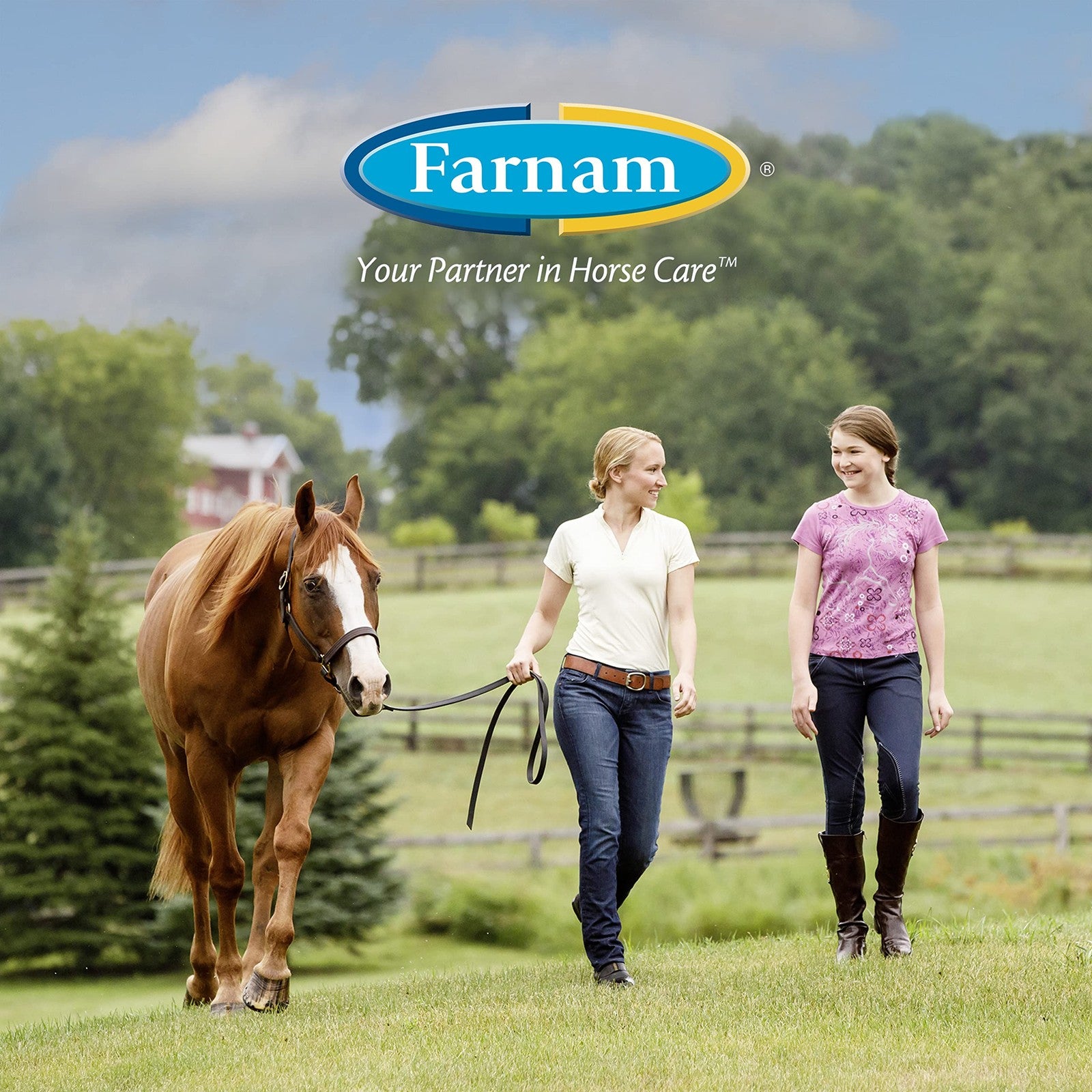 Farnam Rain Maker Triple Action Hoof Oil for horses, 32 oz, moisturizing and conditioning hoof treatment with natural shine.