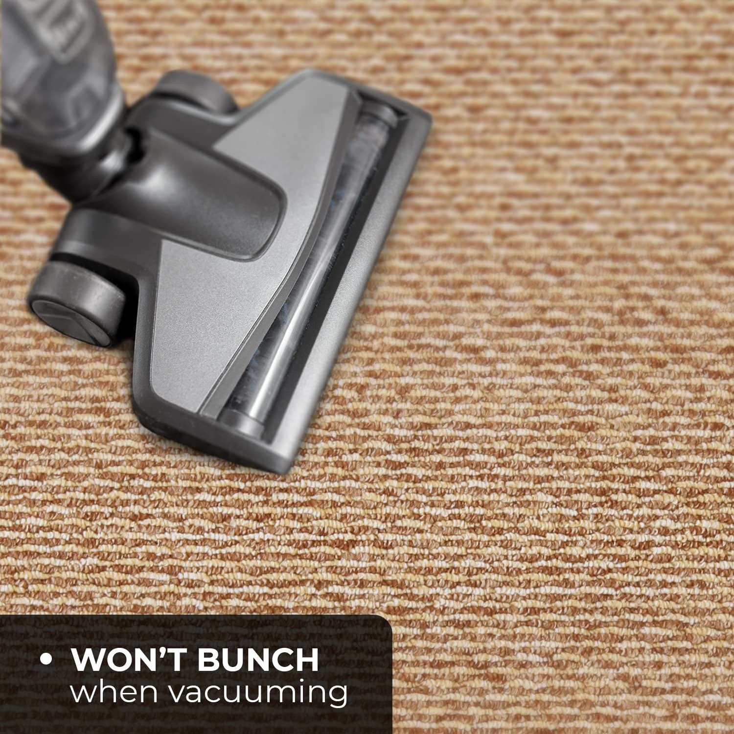 House, Home and More skid-resistant indoor area rug with textured carpet surface, suitable for home and residential indoor spaces.