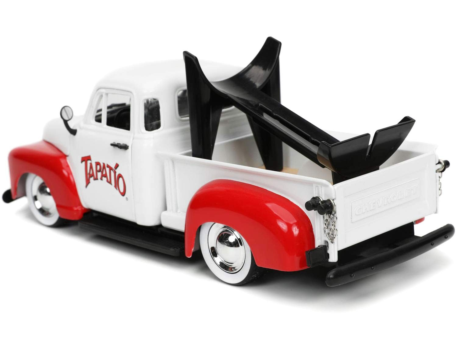 Jada Toys 1:24 scale Tapatio 1953 Chevy Pickup die-cast car with 2.75-inch Charro Man figure, detailed model and accessories