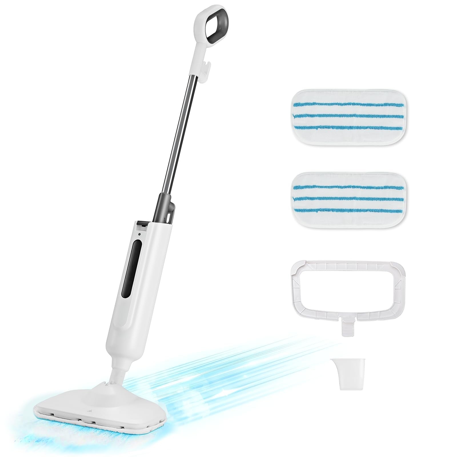 Sweetcrispy steam mop for floor cleaning, lightweight steamer cleaner with a sleek design for efficient floor hygiene.