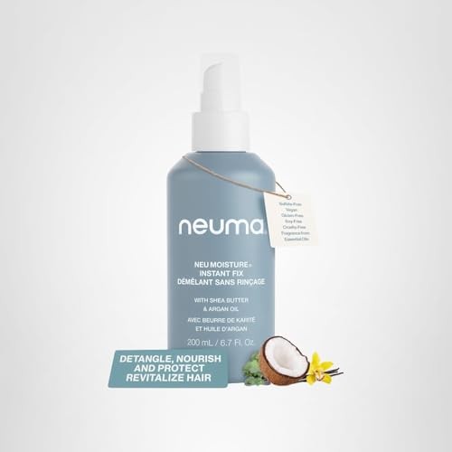 NEUMA Neu Moisture Instant Fix leave-in hair treatment spray, 6.7 fl oz, detangles and nourishes for smooth, manageable hair.