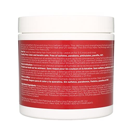 Ouidad Advanced Climate Control Hair Mask for curly hair, 11 oz, designed to control frizz and hydrate textured hair.