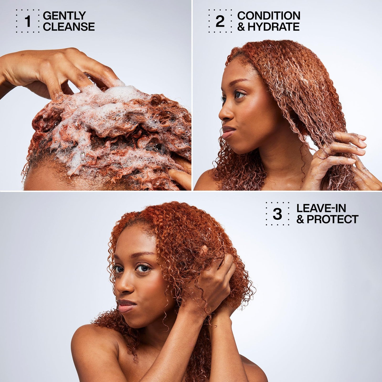 Redken Acidic Bonding Curls leave-in treatment for curly and coily hair, featuring a pump bottle with product and label.