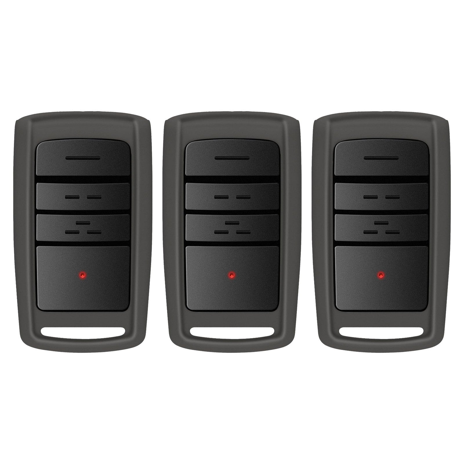 Avisontek 3X overhead garage door opener remote O3T-BX and O3T-A with buttons for easy operation and secure access.
