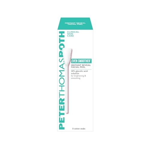 Peter Thomas Roth Even Smoother™ Instant Reveal Facial Peel exfoliator tube with white cap and sleek design.