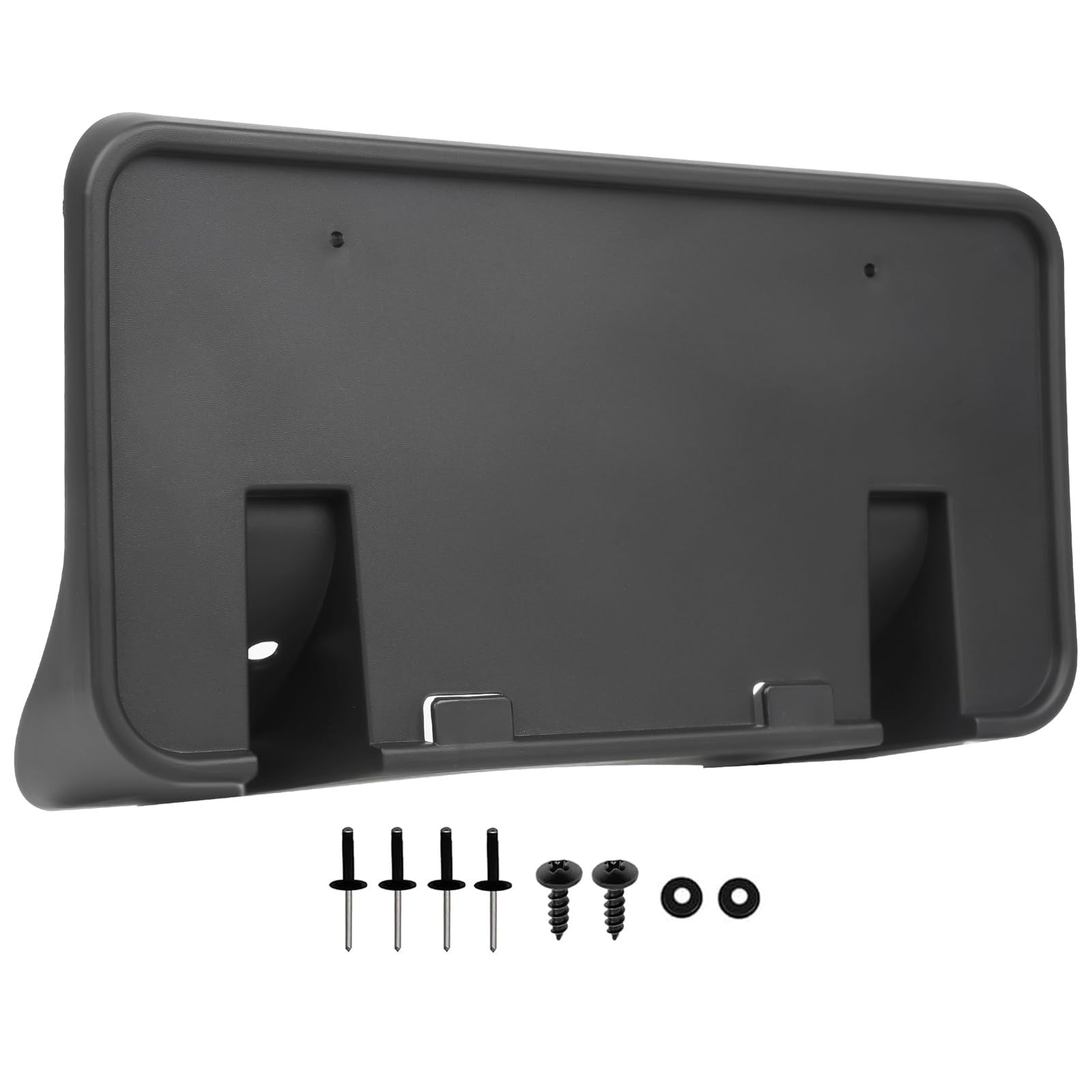 OKPARZ replacement front bumper license plate frame bracket for 1999-2004 Ford F series trucks, durable metal construction.