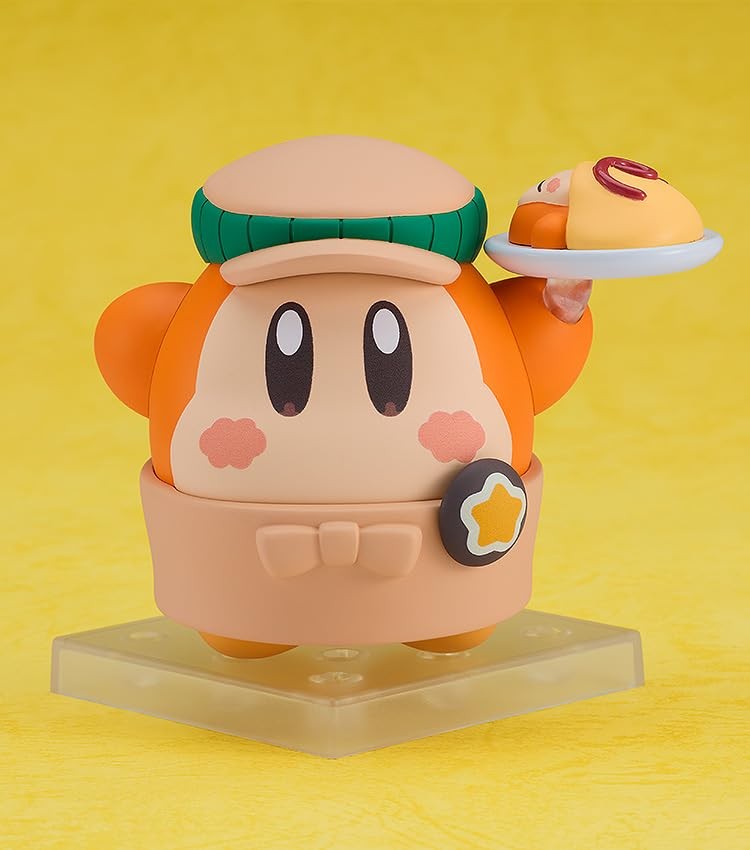 Kirby Café Waddle Dee Nendoroid action figure by Good Smile Company, featuring Waddle Dee in chibi style with detailed accessories.