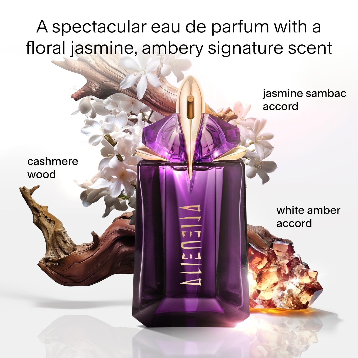 Mini gift set of Mugler Alien and Alien Goddess women's fragrances featuring floral and woody scents with elegant bottle designs.