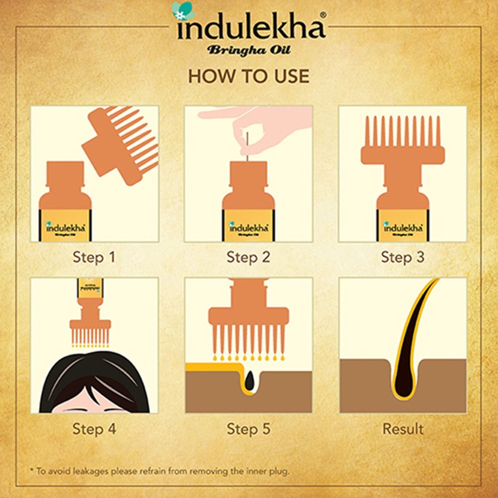 Two bottles of Indulekha Bringha Complete Hair Care Oil in 100ml packaging, featuring the herbal oil with a dropper cap.