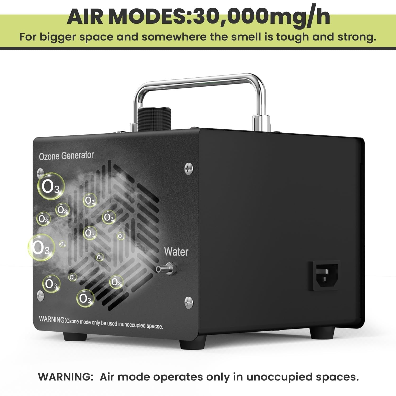 Medvoe 0Zone Ozone Air Purifier for home and car, compact water and air generator with ozone purification technology.