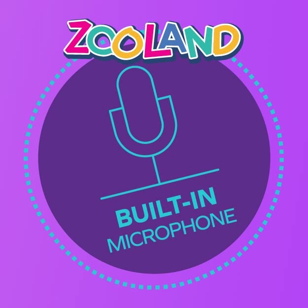 Coby Zooland wired plush kids' over-ear headphones with 3.5mm jack, soft plush ear cushions, colorful design, portable and comfortable.