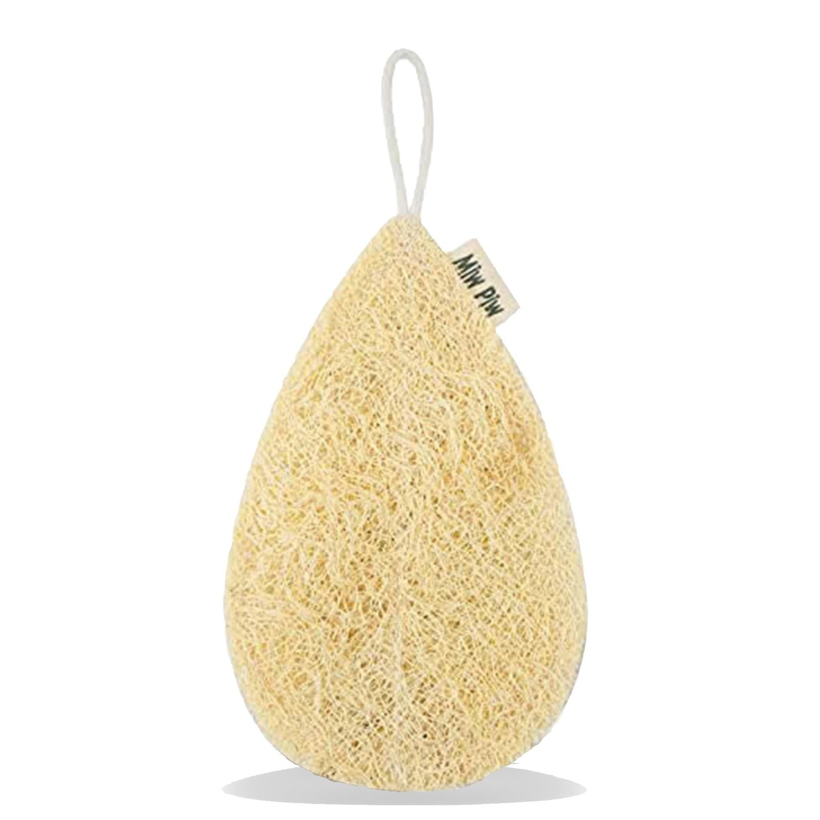Miw Piw natural loofah dish sponge 3-pack with vegetable scrubbers for kitchen cleaning and dishwashing.