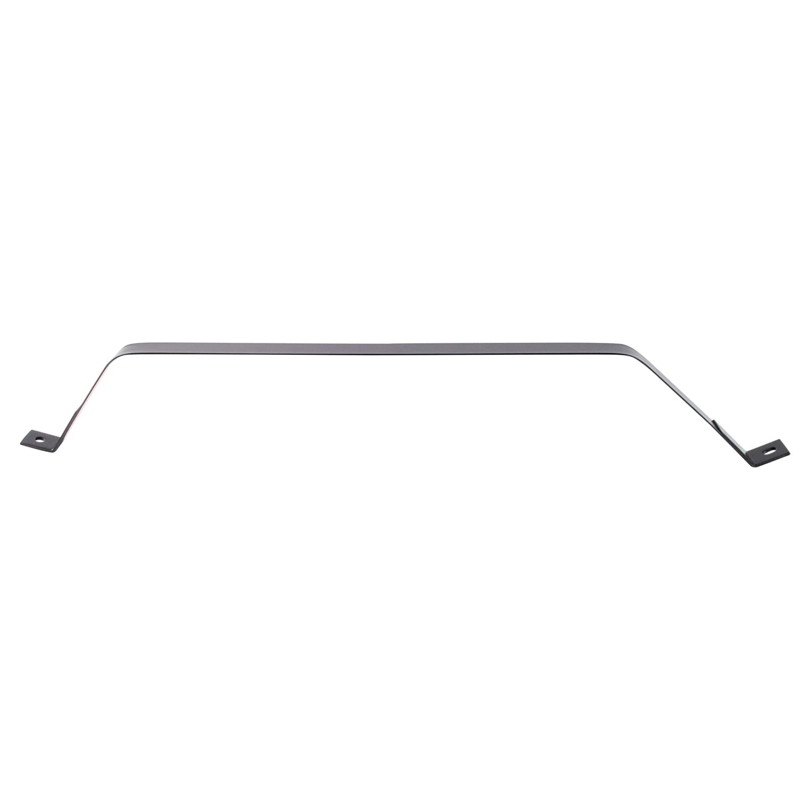 Black TRQ Fuel Tank Strap for 2013-20 Ford Fusion and Lincoln MKZ, galvanized steel