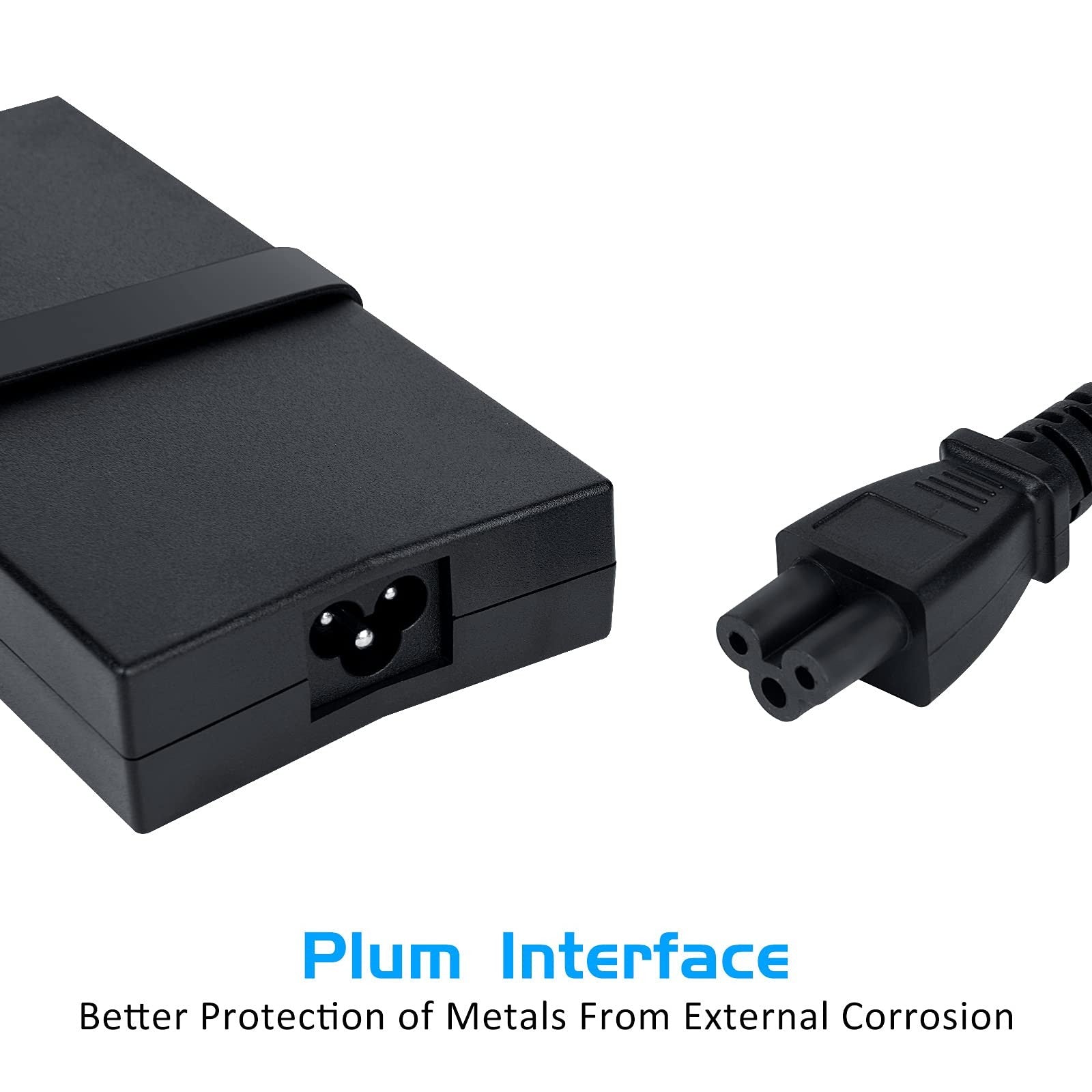 Unbranded 130W laptop charger compatible with Dell G3 15 3500, Inspiron 15 7000 7559, shown with connector and cable.