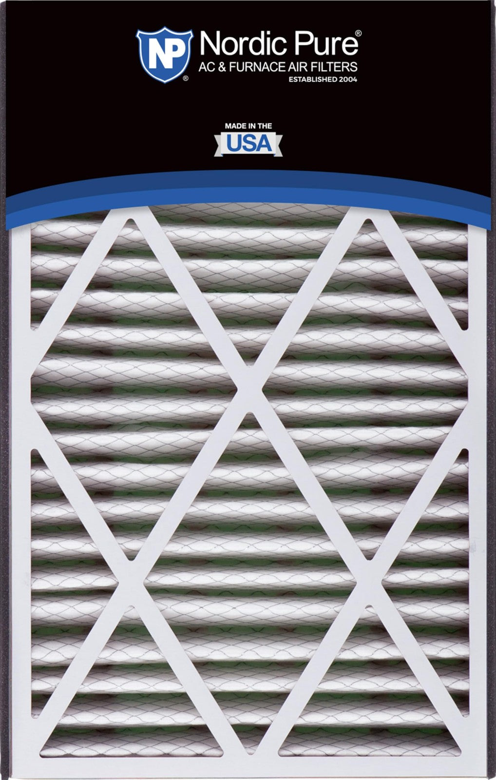 Nordic Pure MERV 14 air filter, 16x25x3 inches, actual size 15 13/16 x 24 5/16 x 3, for Trion Air Bear HVAC system