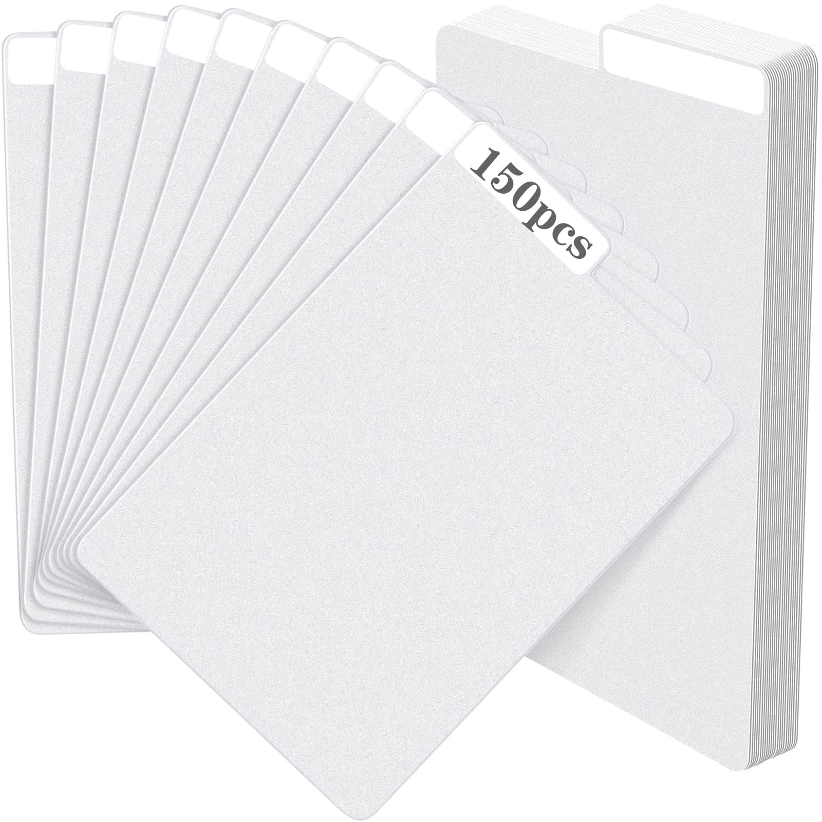 Pyrrhiax 150-piece comic book divider set with tabbed patient card dividers for organizing books and collections.