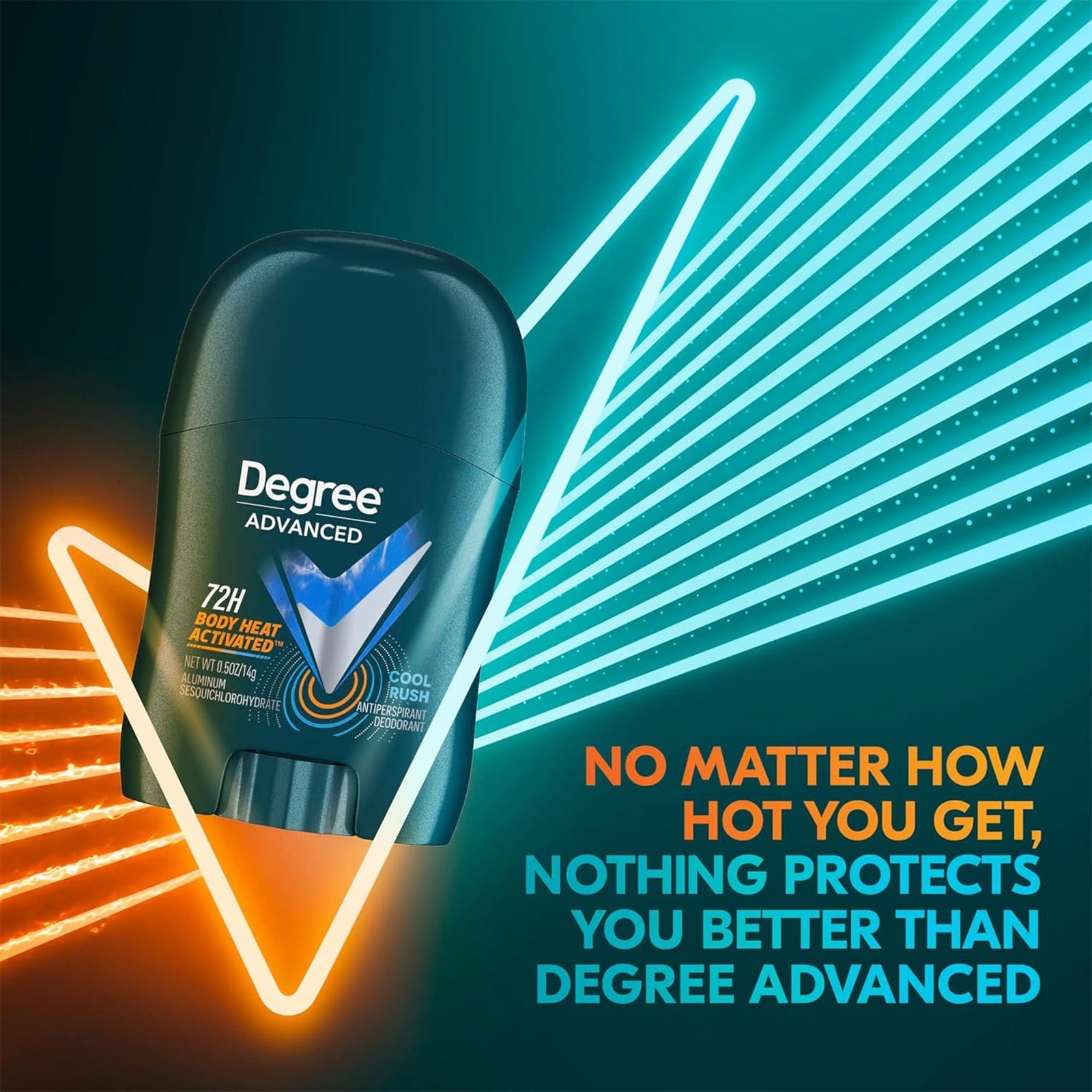 Degree Men Sport Strength Clinical Protection deodorant 4-pack with antiperspirant for 72-hour odor and wetness control.
