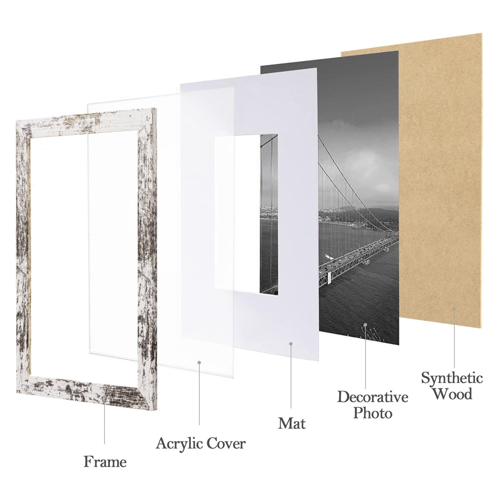 Eletecpro 12x12 picture frame set of 9 with mats for 8x8 photos, featuring sleek black border and modern design.