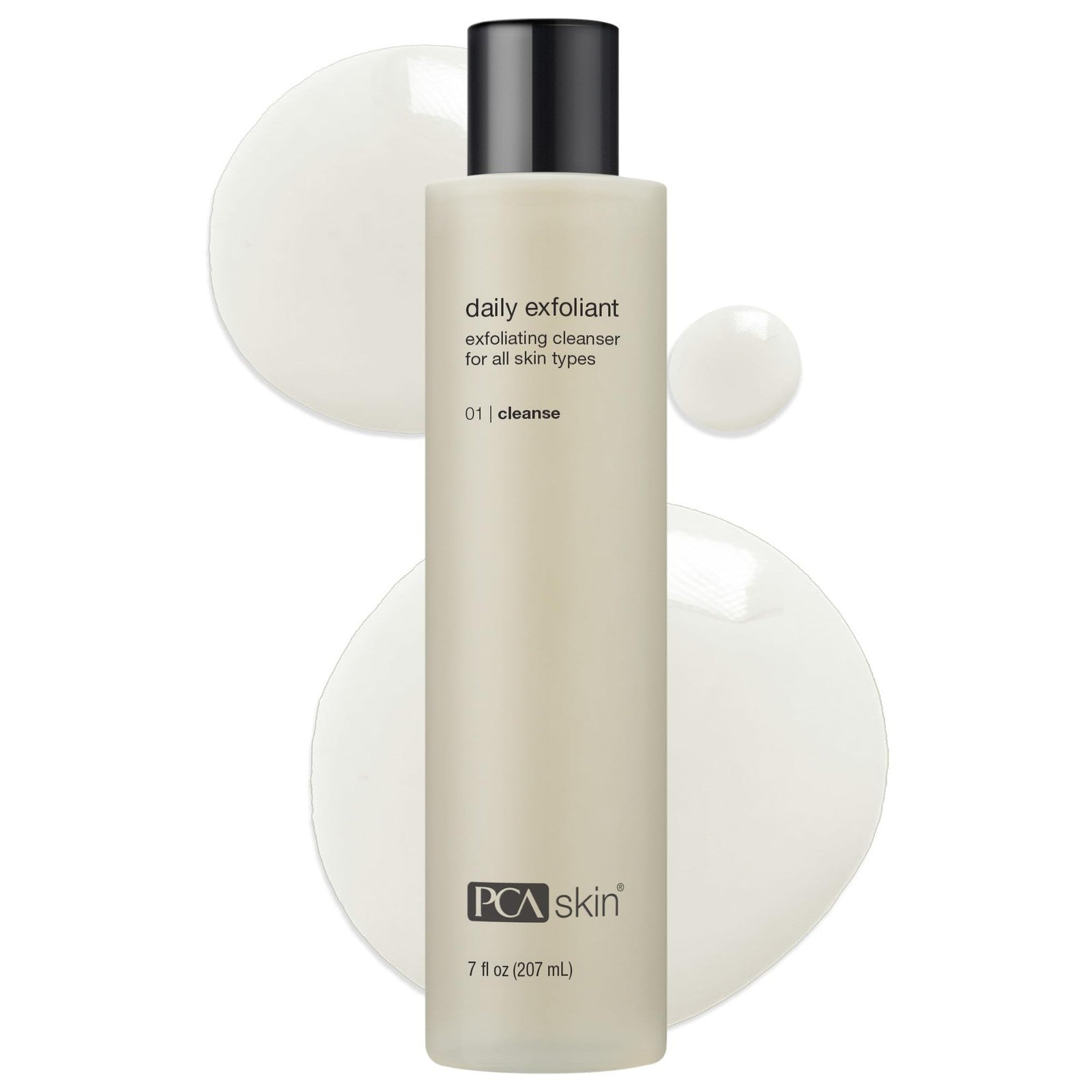 PCA SKIN Daily Face Exfoliant Cleanser, moisturizing face wash with gentle exfoliating ingredients, suitable for daily skin cleansing.