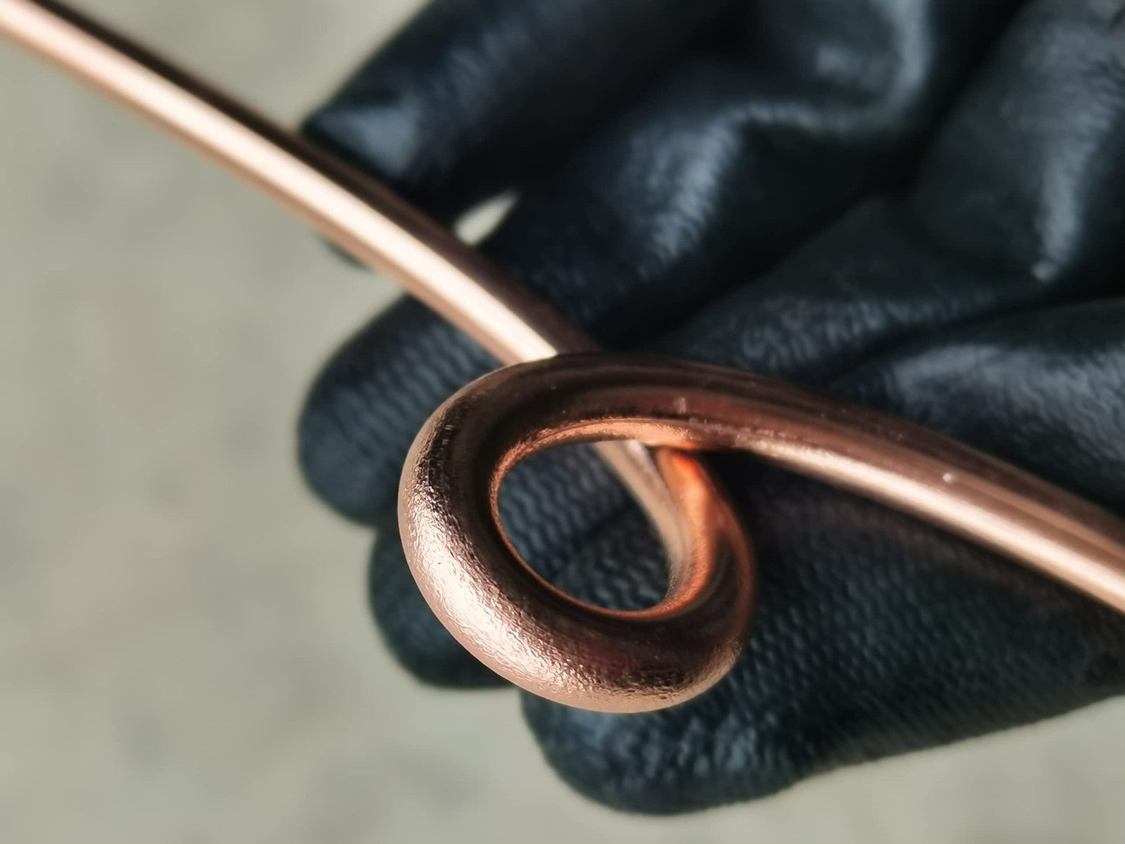 HIBUMFX copper bonded ground wire 6 AWG, 50ft length, copper clad steel conductor for grounding and electrical applications.