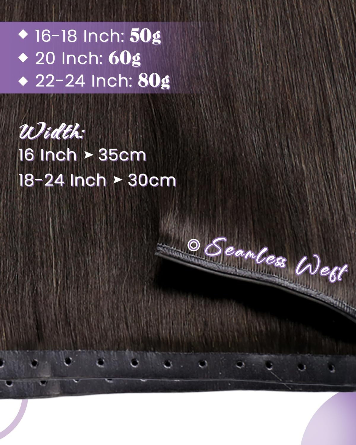 Brown Laavoo Butterfly Weft Hair Extensions, 20-inch, 100g, invisible butterfly clip-in style for natural hair enhancement.