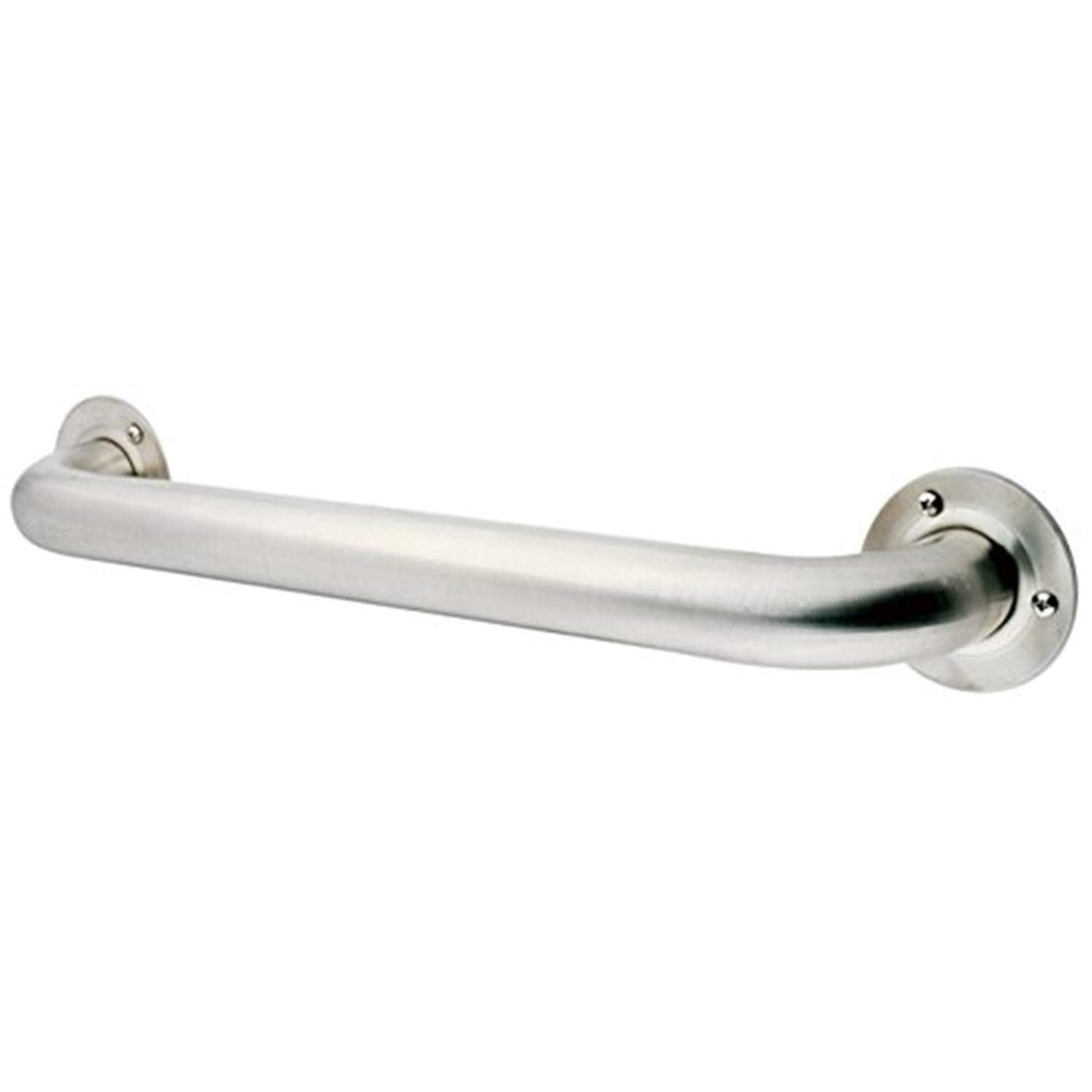 Kingston Brass Designer Trimscape ADA 30-inch grab bar with exposed flange, stainless steel bathroom safety support fixture