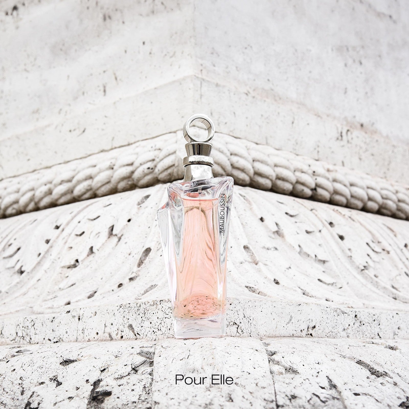Mauboussin Pour Elle floral eau de parfum for women, 100ml bottle with elegant packaging and floral fragrance notes.