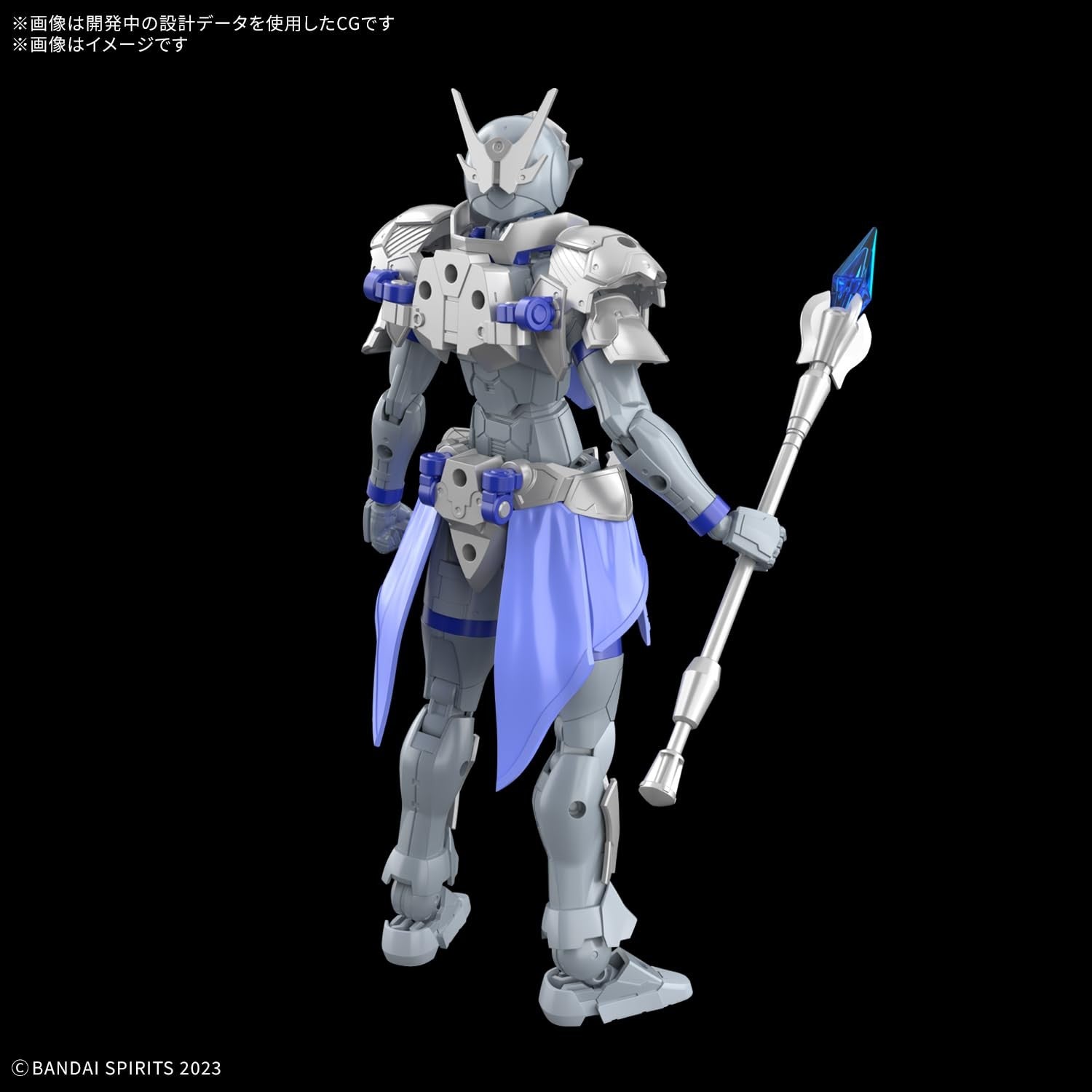 Bandai Hobby 30 Minute Fantasy Liber Priest model kit assembled figure with detailed parts and vibrant colors.