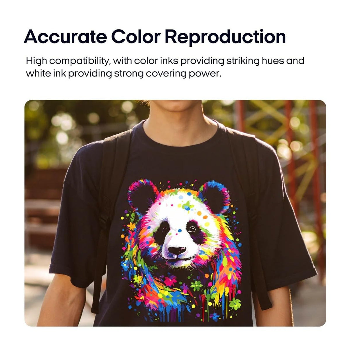 Procoloredfun DTF ink 250ml, premium direct to transfer film ink for custom textile printing, shown in the image.