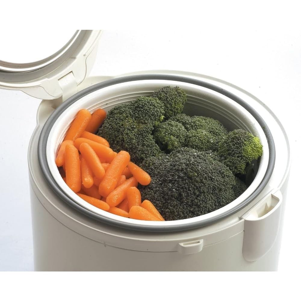 Tiger JAZ-A10U FH electric rice cooker and steamer with 5.5-cup capacity, featuring digital controls and stainless steel exterior.