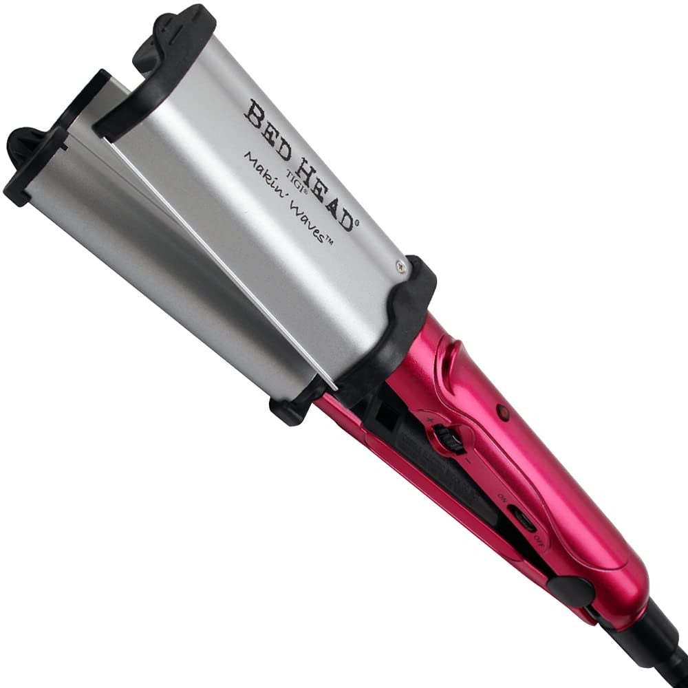 Bed Head Making Waves Hair Waver creating vintage to loose waves with textured, layered hair styling tool.