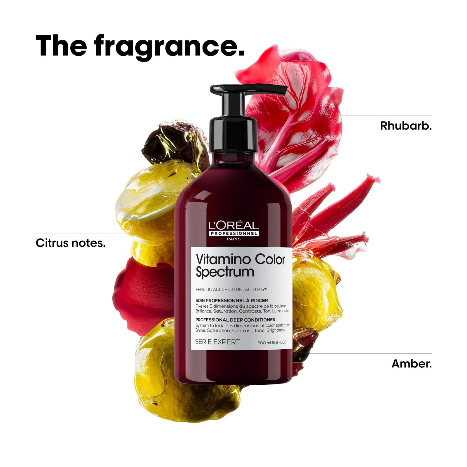 L'Oréal Professionnel Paris Vitamino Color Spectrum Deep Conditioner for color-treated hair, creamy formula in a sleek bottle