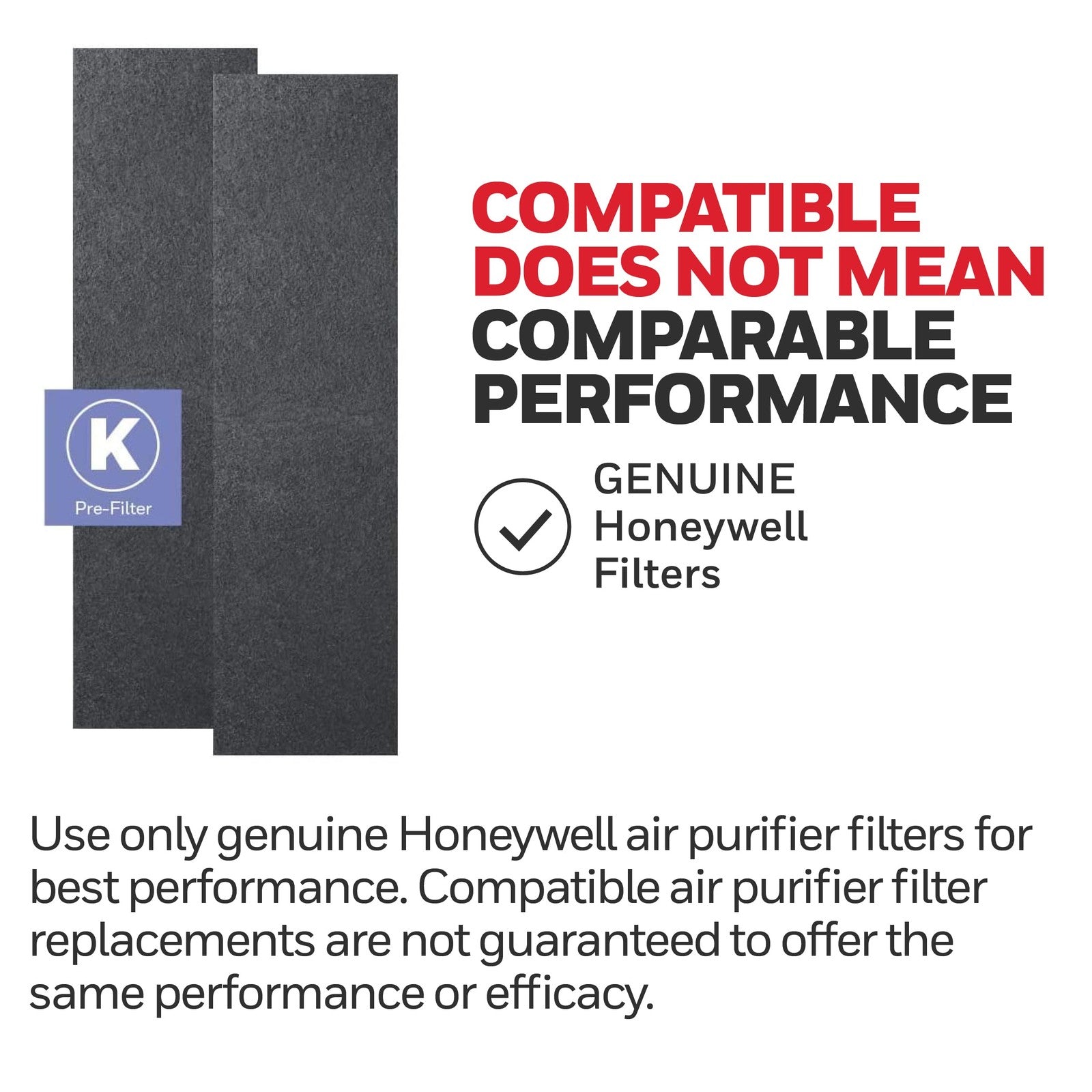 Honeywell HFD-120-Q QuietClean air purifier with washable filters, compact design, and control panel visible in the image.