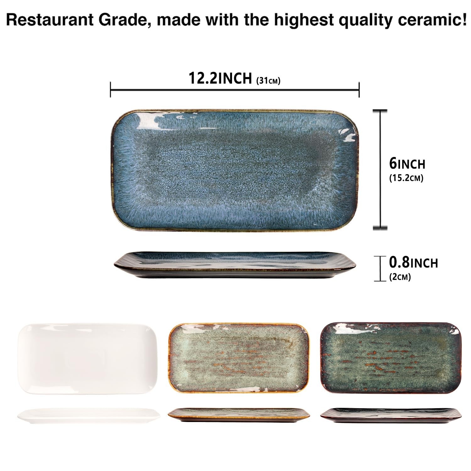 Jinsongdafa porcelain dinner plates and serving platters for entertaining, featuring elegant white ceramic design for serving fruits and meals.