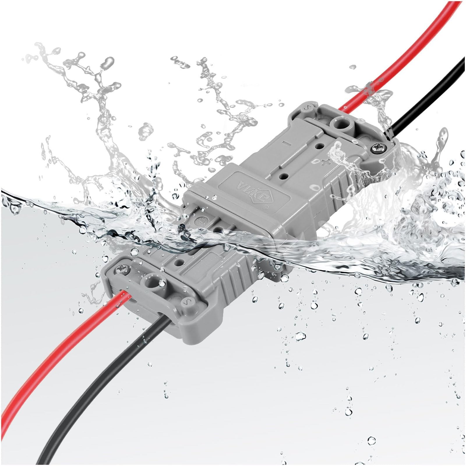 micrl IP68 waterproof 50 amps 6-8 gauge battery quick connect/disconnect terminal with durable, weatherproof design.