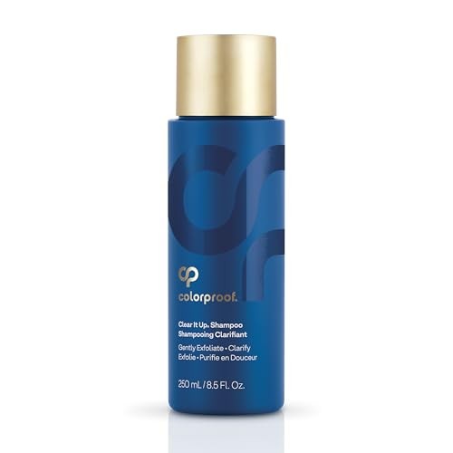 ColorProof Clear It Up clarifying shampoo bottle for color-treated hair, showing the product label and packaging.