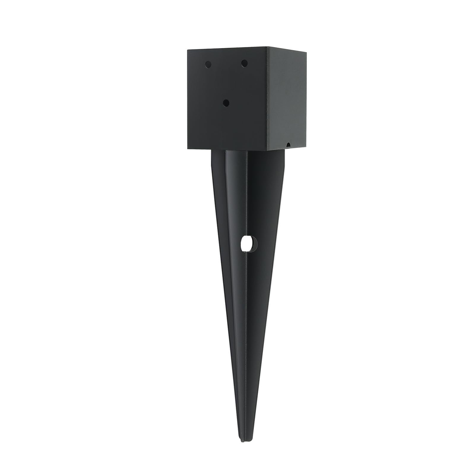 Heavy duty Nrspp 4-pack 4x4 inch fence post anchors with ground spikes for secure outdoor fencing installation.