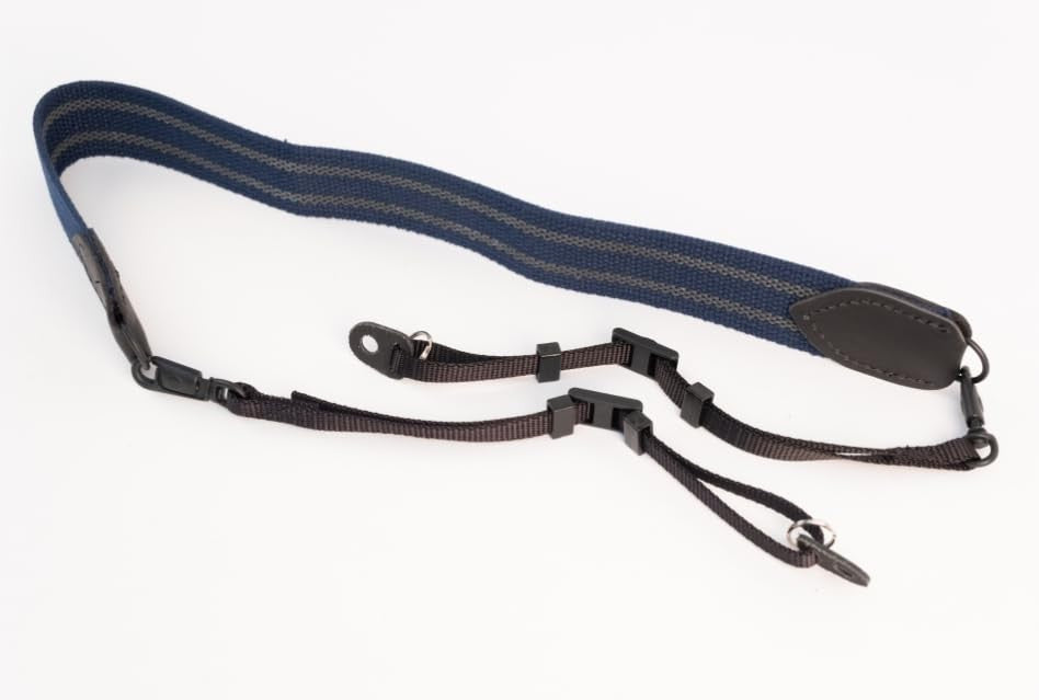 Domke 2-inch web strap with swivel hook, durable camera strap for secure and comfortable carrying of photography gear.