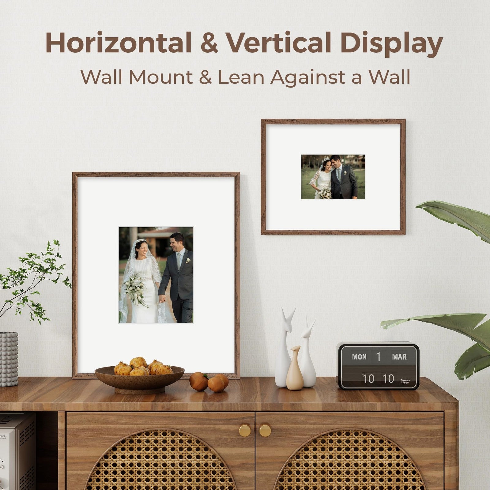 Axeman 16x20 signature picture frame with 8x10 mat, ideal as a wedding guest book alternative, showcasing elegant design and framing details.