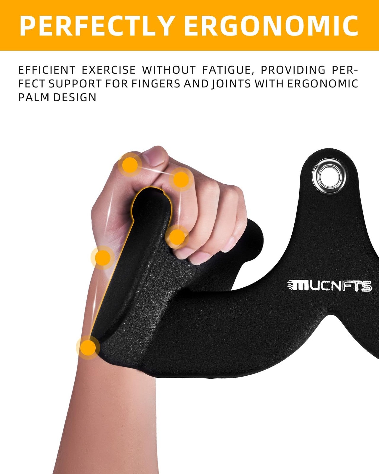 Mucnfts LAT Pulldown Attachments: Thick ergonomic back and tricep handle cable bar for strength training exercises